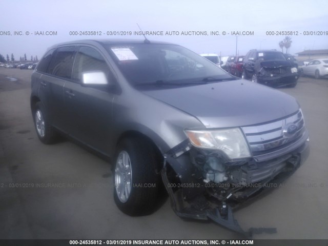 2FMDK38C28BB11554 - 2008 FORD EDGE SEL GRAY photo 1