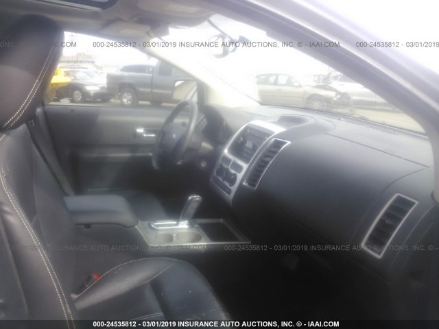 2FMDK38C28BB11554 - 2008 FORD EDGE SEL GRAY photo 5