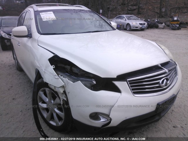 JNKAJ09F08M350773 - 2008 INFINITI EX35 JOURNEY WHITE photo 6