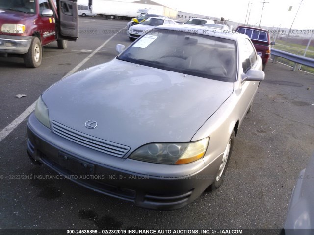 JT8GK13T6S0077302 - 1995 LEXUS ES 300 PURPLE photo 2