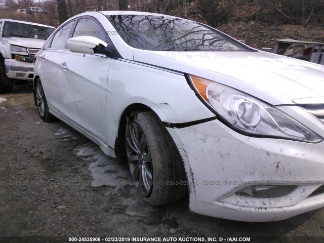 5NPEC4AB1CH384365 - 2012 HYUNDAI SONATA SE/LIMITED WHITE photo 6