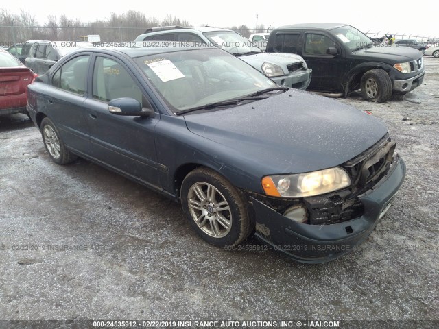 YV1RH592282687283 - 2008 VOLVO S60 2.5T BLUE photo 1