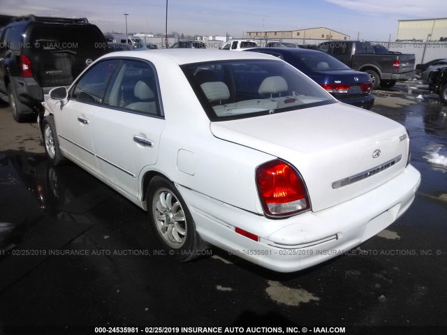 KMHFU45E43A261698 - 2003 HYUNDAI XG 350 WHITE photo 3