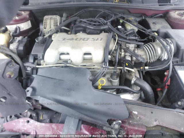 1G2NF52E84C143166 - 2004 PONTIAC GRAND AM SE1 BURGUNDY photo 10