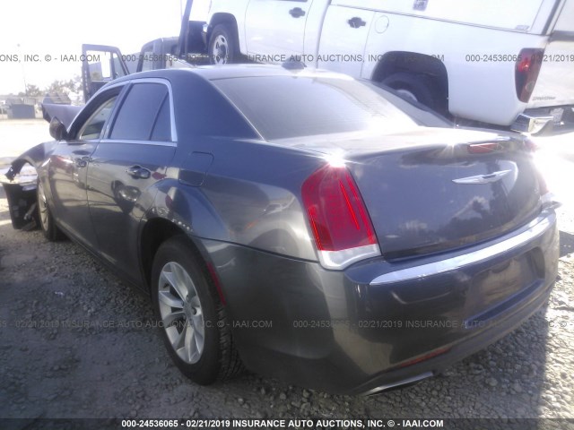 2C3CCAAG7FH785776 - 2015 CHRYSLER 300 LIMITED GRAY photo 3