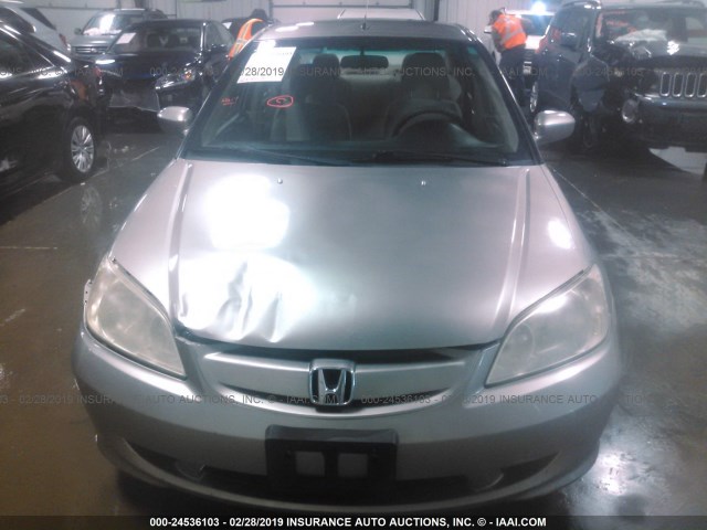 JHMES96614S010979 - 2004 HONDA CIVIC HYBRID GOLD photo 6