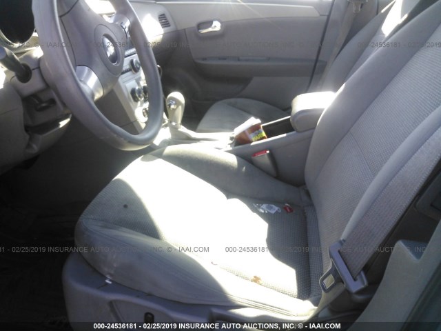 1G1ZG57B59F100671 - 2009 CHEVROLET MALIBU LS GREEN photo 5