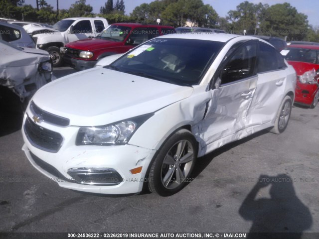 1G1PF5SB0G7225571 - 2016 CHEVROLET CRUZE LIMITED LT WHITE photo 2