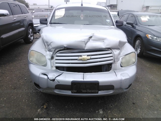 3GNCA13B39S615135 - 2009 CHEVROLET HHR LS Plata foto 6