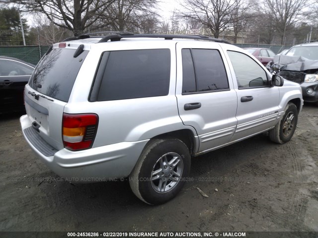 1J4GW48S14C276938 - 2004 JEEP GRAND CHEROKEE LAREDO/COLUMBIA/FREEDOM 银色 照片 4