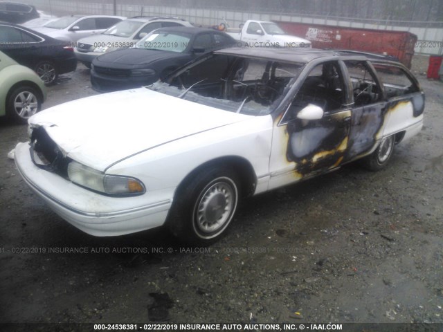 1G1BL8379PW144752 - 1993 CHEVROLET CAPRICE CLASSIC WHITE photo 2