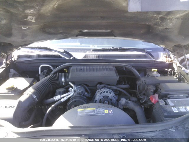 1J8HG48K26C357966 - 2006 JEEP COMMANDER GRAY photo 10