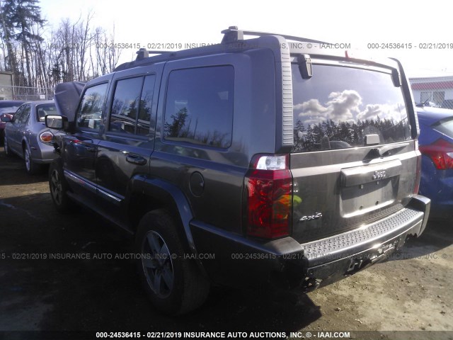 1J8HG48K26C357966 - 2006 JEEP COMMANDER GRAY photo 3