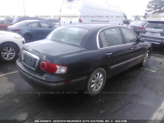 KNALD124855074538 - 2005 KIA AMANTI BLACK photo 4