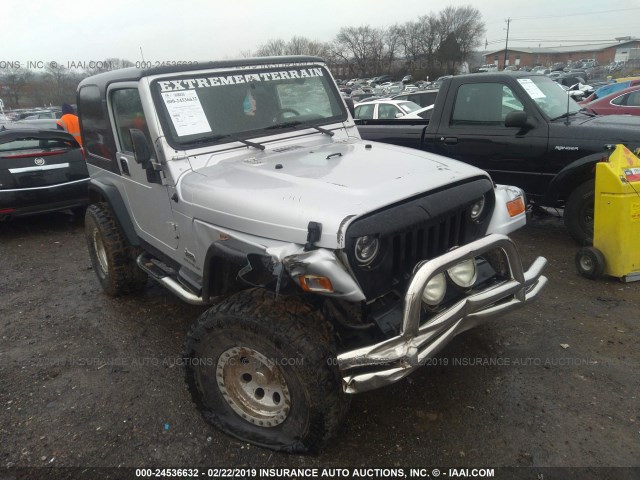 1J4FA29S96P746349 - 2006 JEEP WRANGLER / TJ SE SILVER photo 1