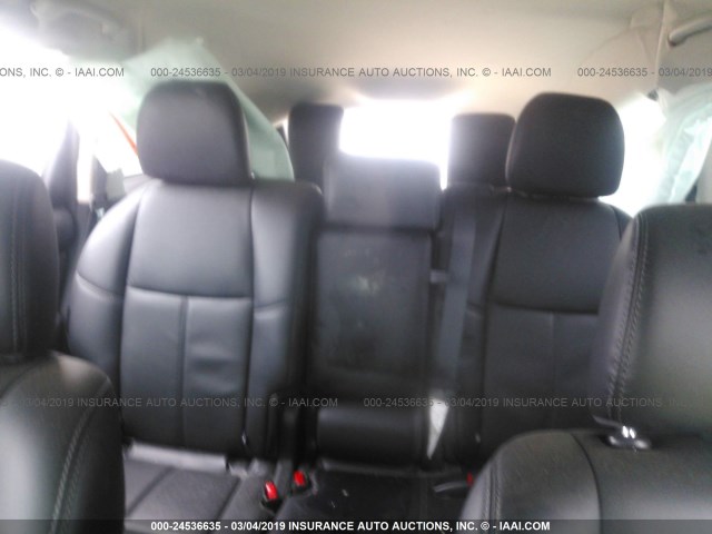 5N1DR2MN6JC636622 - 2018 NISSAN PATHFINDER S/SV/SL/PLATINUM BLACK photo 8