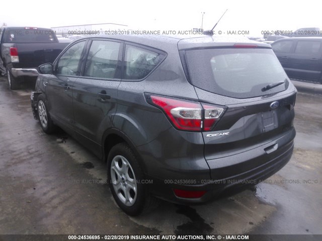 1FMCU0F7XHUB79847 - 2017 FORD ESCAPE S GRAY photo 3