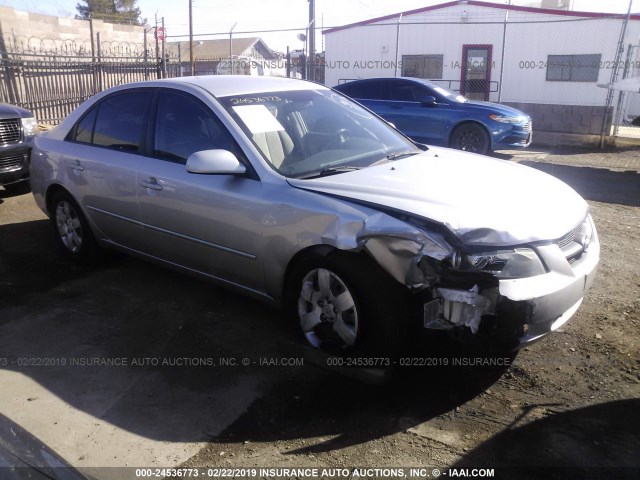 KMHET46C96A116897 - 2006 HYUNDAI SONATA GL SILVER photo 1