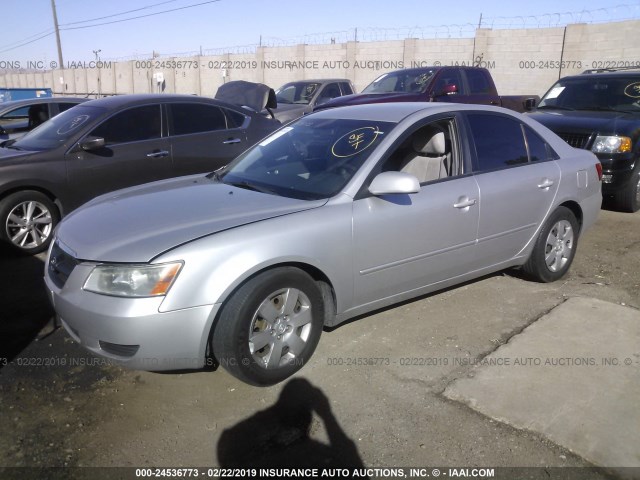 KMHET46C96A116897 - 2006 HYUNDAI SONATA GL SILVER photo 2