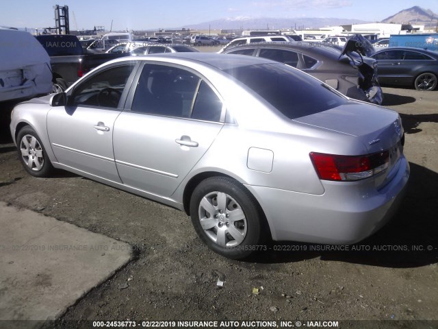 KMHET46C96A116897 - 2006 HYUNDAI SONATA GL SILVER photo 3