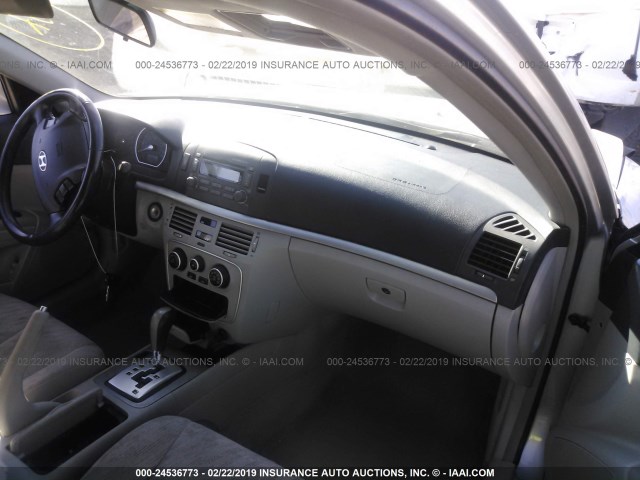 KMHET46C96A116897 - 2006 HYUNDAI SONATA GL SILVER photo 5