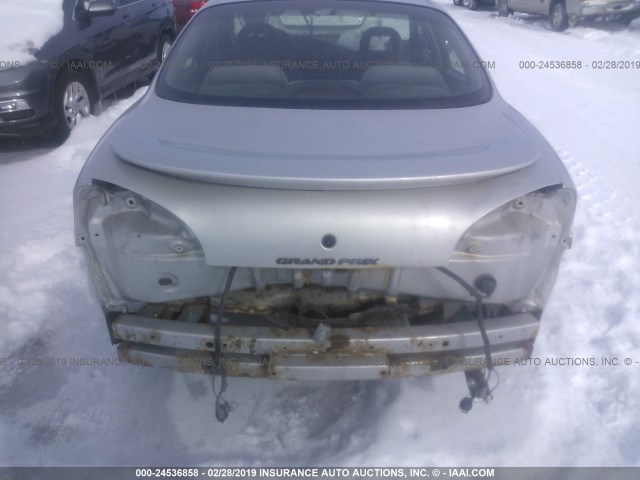 1G2WK52J52F196030 - 2002 PONTIAC GRAND PRIX SE 银色 照片 6