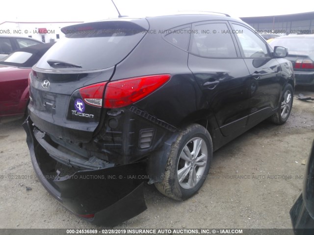 KM8JU3AC4BU194686 - 2011 HYUNDAI TUCSON GLS/LIMITED 黑色 照片 4