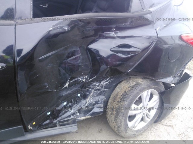 KM8JU3AC4BU194686 - 2011 HYUNDAI TUCSON GLS/LIMITED 黑色 照片 6