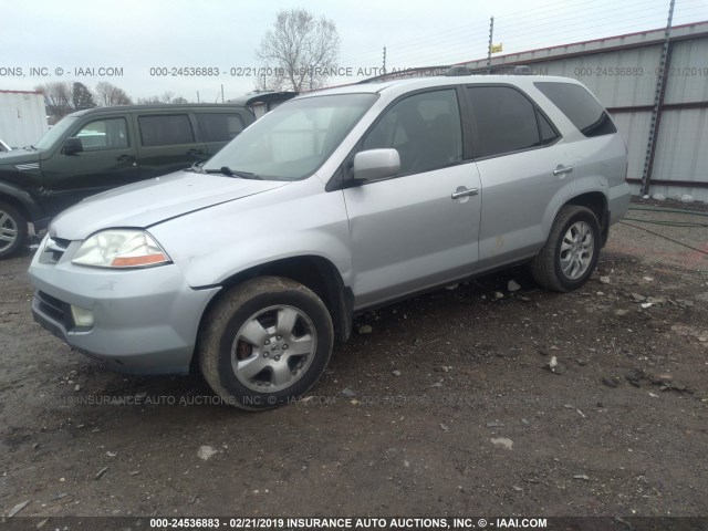 2HNYD18993H518926 - 2003 ACURA MDX TOURING SILVER photo 2