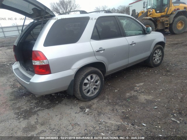 2HNYD18993H518926 - 2003 ACURA MDX TOURING SILVER photo 4