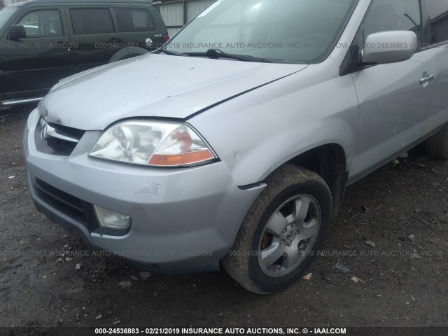 2HNYD18993H518926 - 2003 ACURA MDX TOURING SILVER photo 6