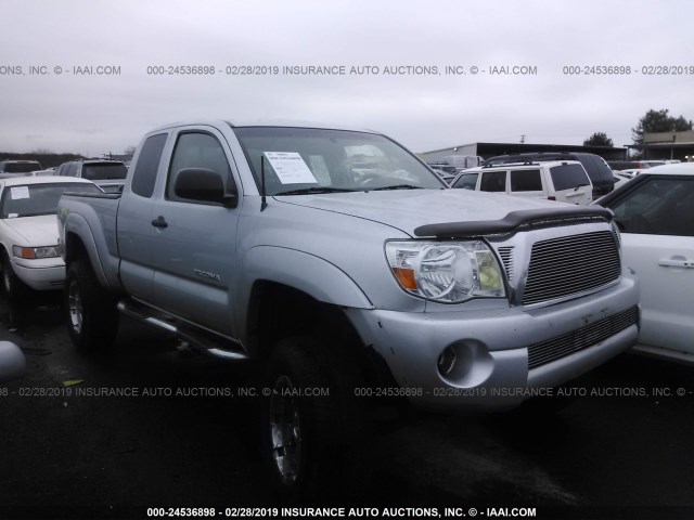 5TEUU42N67Z390926 - 2007 TOYOTA TACOMA ACCESS CAB ვერცხლისფერი ფოტო 1
