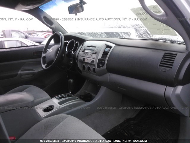 5TEUU42N67Z390926 - 2007 TOYOTA TACOMA ACCESS CAB ვერცხლისფერი ფოტო 5