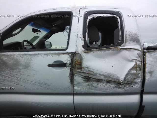 5TEUU42N67Z390926 - 2007 TOYOTA TACOMA ACCESS CAB ვერცხლისფერი ფოტო 6