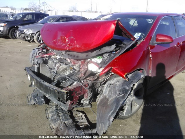 4T1BF1FK9CU626547 - 2012 TOYOTA CAMRY SE/LE/XLE RED photo 6