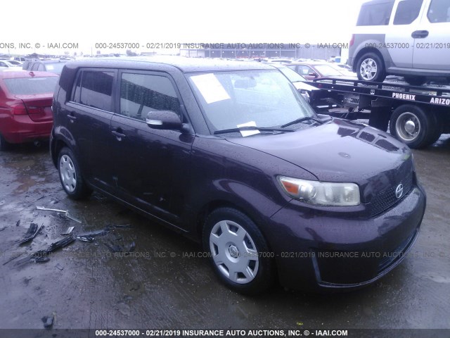 JTLKE50E191094033 - 2009 TOYOTA SCION XB MAROON photo 1