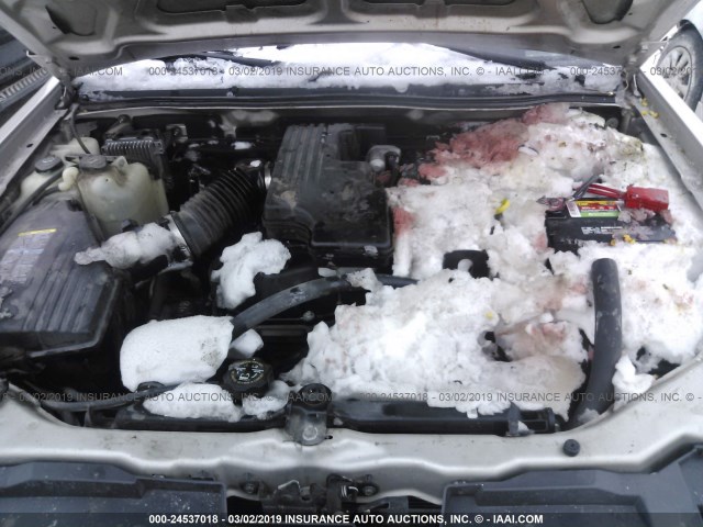 1GTCS148X68211021 - 2006 GMC CANYON Champagne photo 10