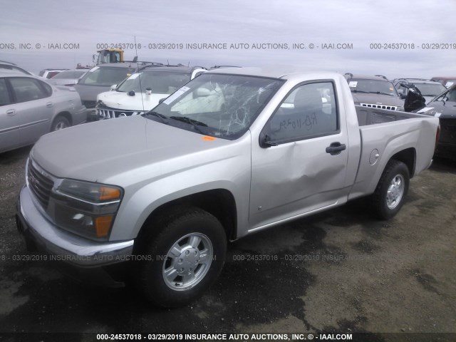 1GTCS148X68211021 - 2006 GMC CANYON Champagne photo 2