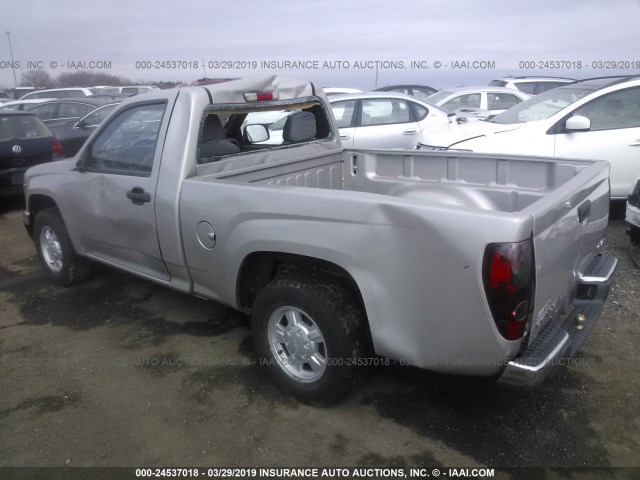 1GTCS148X68211021 - 2006 GMC CANYON Champagne photo 3