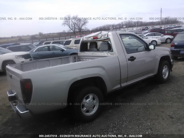 1GTCS148X68211021 - 2006 GMC CANYON Champagne photo 4