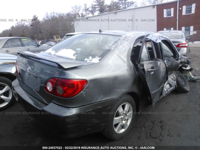 2T1BR32E16C699694 - 2006 TOYOTA COROLLA CE/LE/S GRAY photo 4