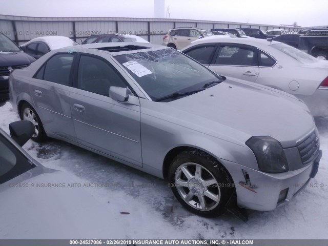 1G6DP567350106371 - 2005 CADILLAC CTS HI FEATURE V6 SILVER photo 1