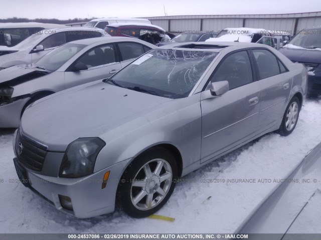 1G6DP567350106371 - 2005 CADILLAC CTS HI FEATURE V6 SILVER photo 2