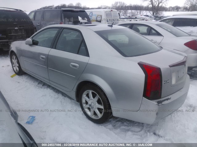 1G6DP567350106371 - 2005 CADILLAC CTS HI FEATURE V6 SILVER photo 3