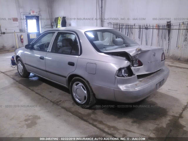 2T1BR12E0XC154138 - 1999 TOYOTA COROLLA VE/CE/LE 银色 照片 3