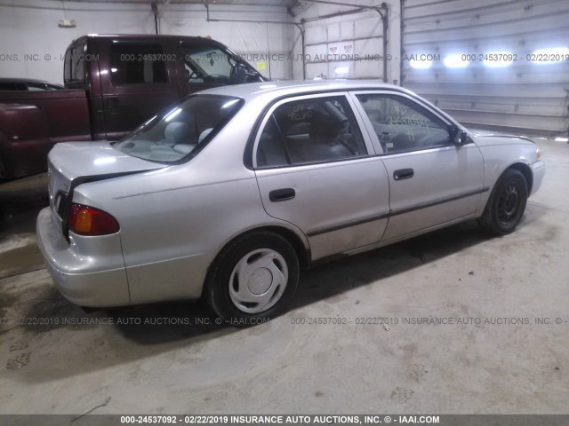 2T1BR12E0XC154138 - 1999 TOYOTA COROLLA VE/CE/LE 银色 照片 4