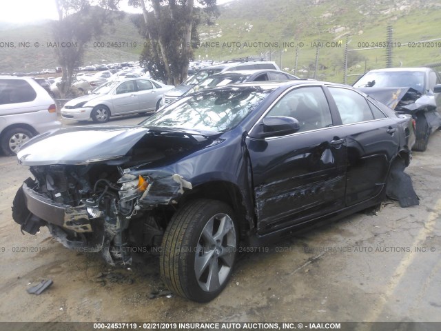 4T1BF1FK8EU316876 - 2014 TOYOTA CAMRY L/SE/LE/XLE 黑色 照片 2