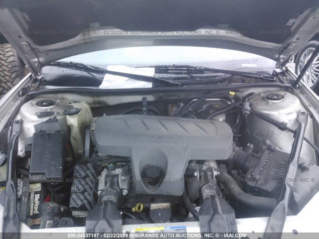 2G2WP552971162810 - 2007 PONTIAC GRAND PRIX SILVER photo 10