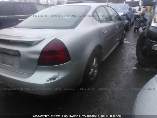 2G2WP552971162810 - 2007 PONTIAC GRAND PRIX SILVER photo 4