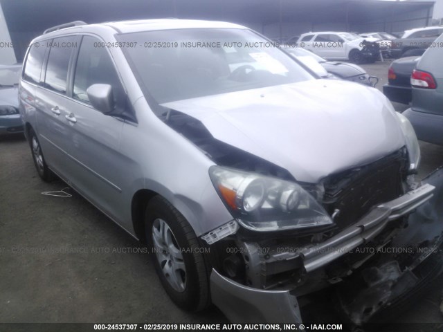 5FNRL38615B014443 - 2005 HONDA ODYSSEY EXL SILVER photo 1